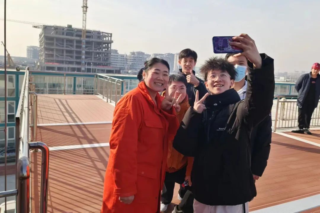 圖為容西片區大學生寒假社會實踐參觀活動現場。河北新聞網記者王青峰 攝