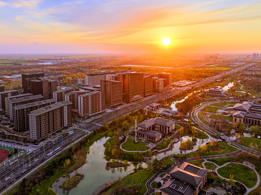 雄安新區容東片區。胡忠攝